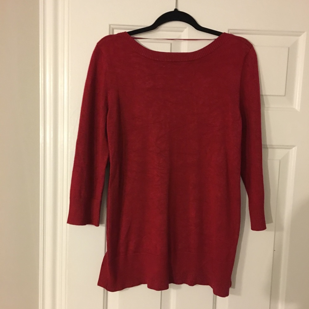Red sweater